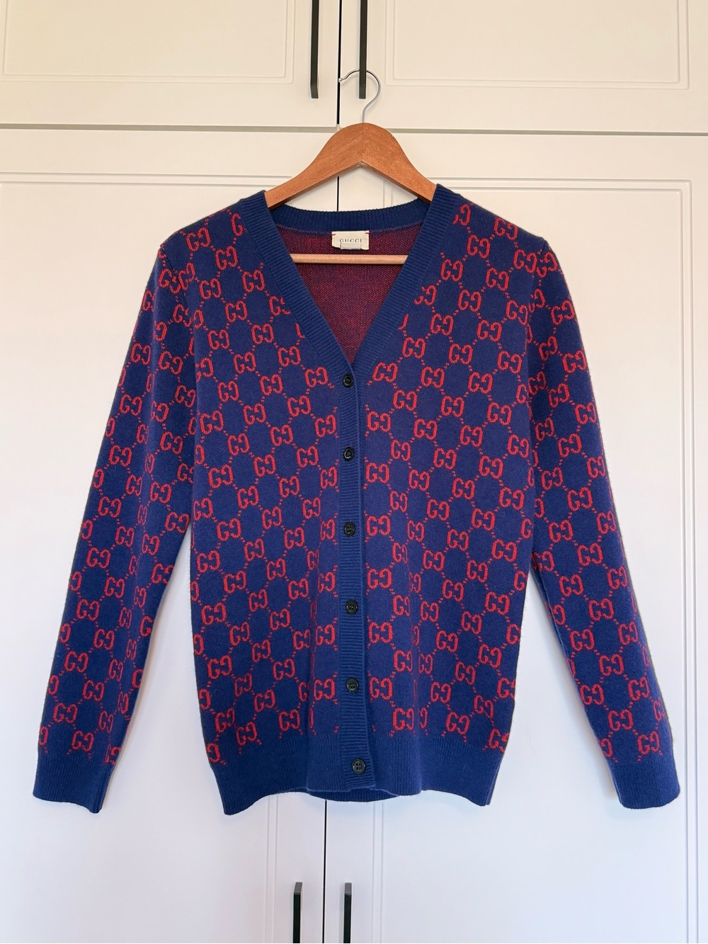 Authentic Gucci GG Wool Cardigan Girls 12 / Women XS-S